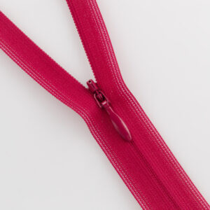 Klänningslås dold spiral cerise